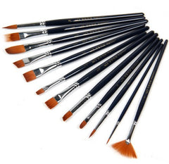 Variety Style Short Rod Oil Acrylic Brush