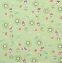 Square Floral Pattern Origami Paper